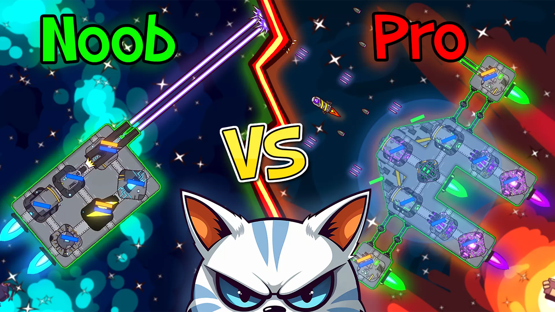 Space Cats Battle Arena | Instantly Play Games Online for Free!